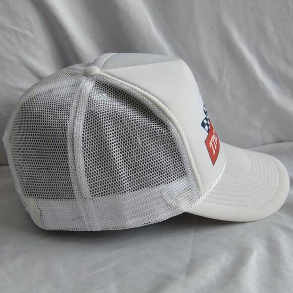 The Winston Vintage White Snap Back Trucker Hat - Picture 3 of 11